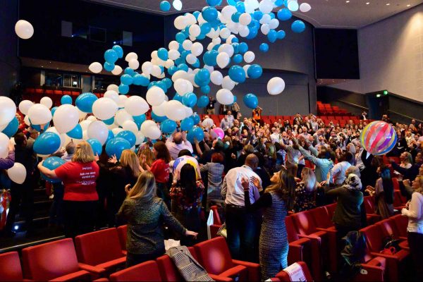 Mydentist Clinical Conference balloon drop
