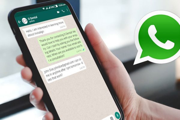 using Whatsapp for a dental practice