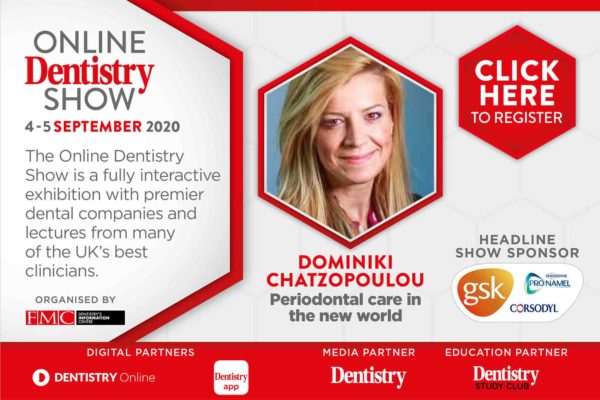 The very first Online Dentistry Show is coming to your screens this September with headline sponsors GSK – and includes an exciting range of topics from some of the UK's leading speakers