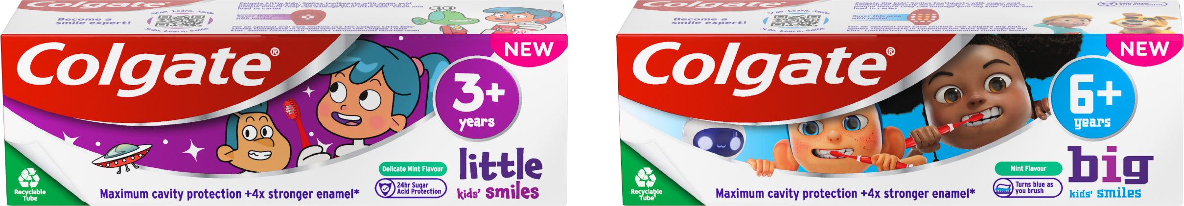 toothpaste with protection against childhood caries