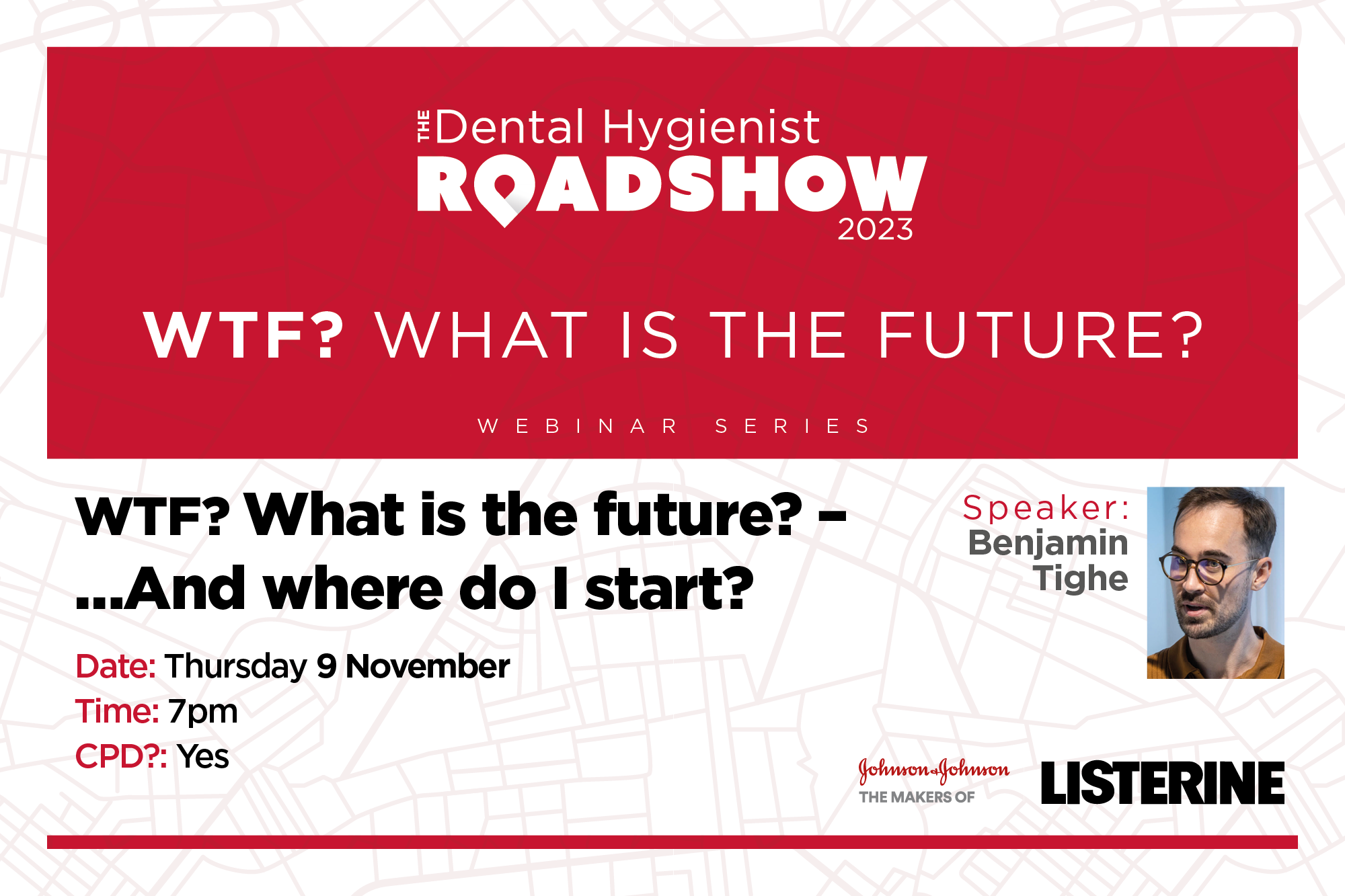 Join Benjamin Tighe on Thursday 9 November at 7pm as he discusses: what is the future and where do I start?