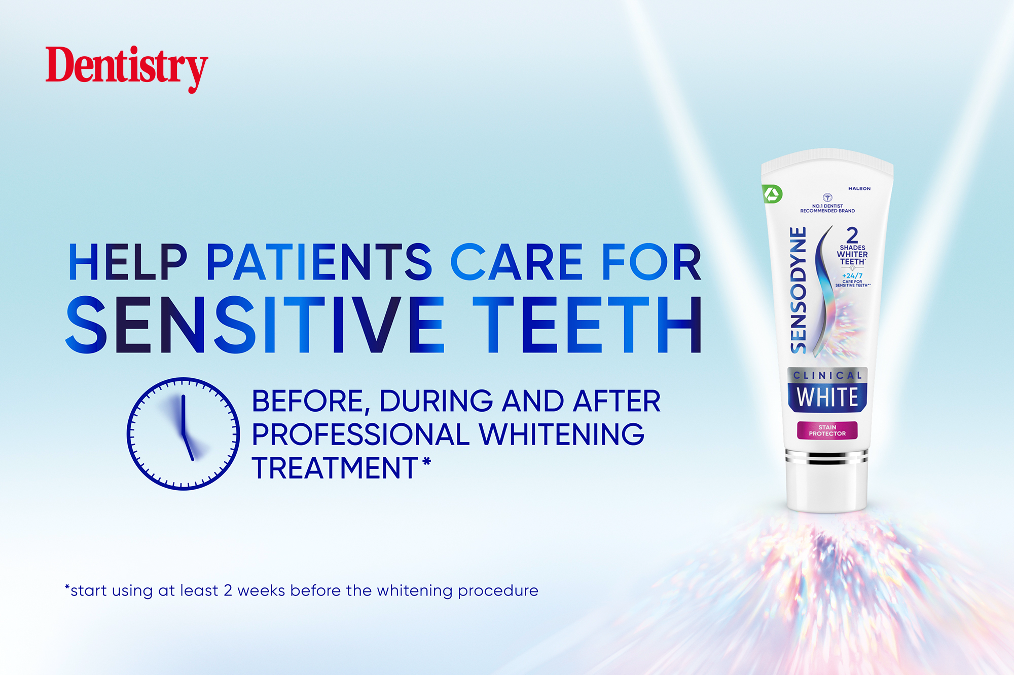 How to care for sensitive teeth throughout whitening