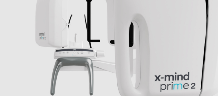 Close-up of the Acteon X-Mind Prime CBCT scanner