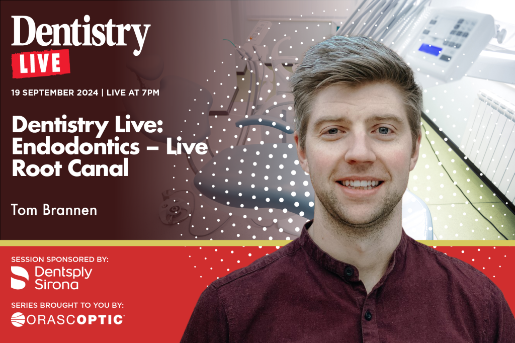 Join Tom Brannen on Thursday 18 September at 7pm for a live demonstration of a root canal treatment, streamed directly from The Campbell Academy.