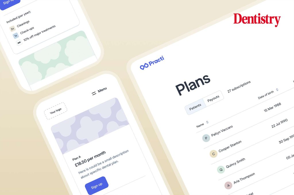 Practi reimagines dental plans with new low-cost, digital-first proposition