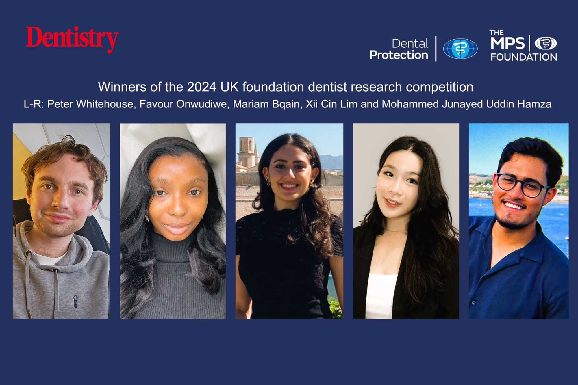 Foundation dentists’ patient safety projects recognised in research competition