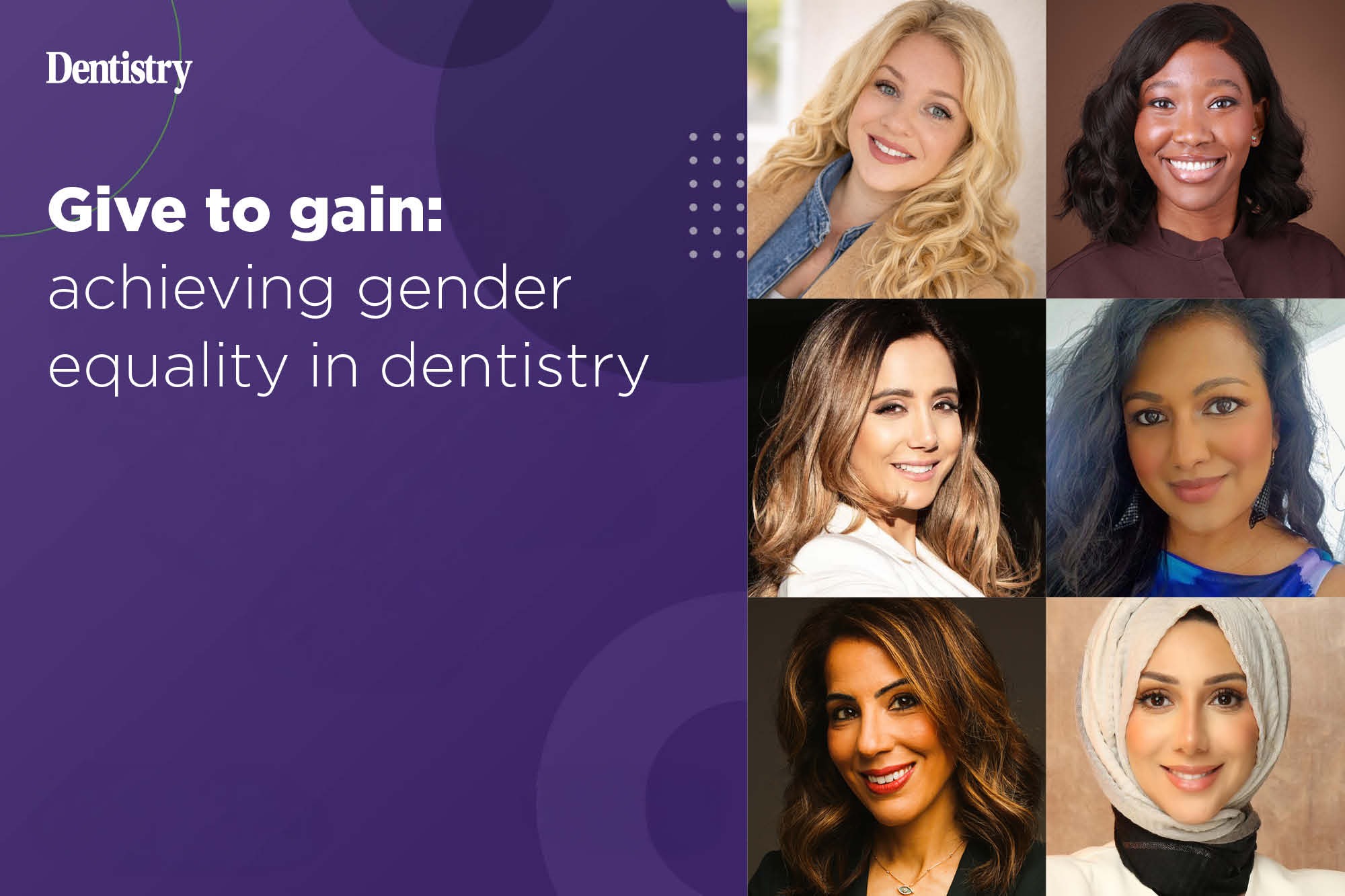 Give to gain: achieving gender equality in dentistry