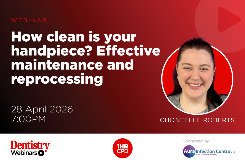 How clean is your handpiece? Effective maintenance and reprocessing