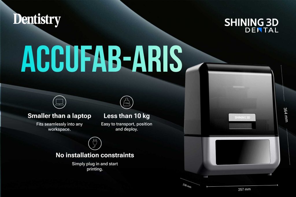 SHINING 3D launches AccuFab-Aris: an entry-level professional dental 3D printer