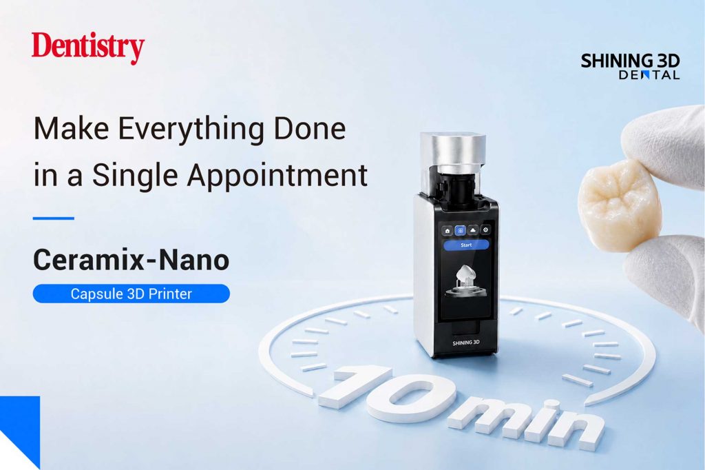 SHINING 3D Dental launches Ceramix-Nano capsule 3D Printer: 10-minute permanent ceramic crowns