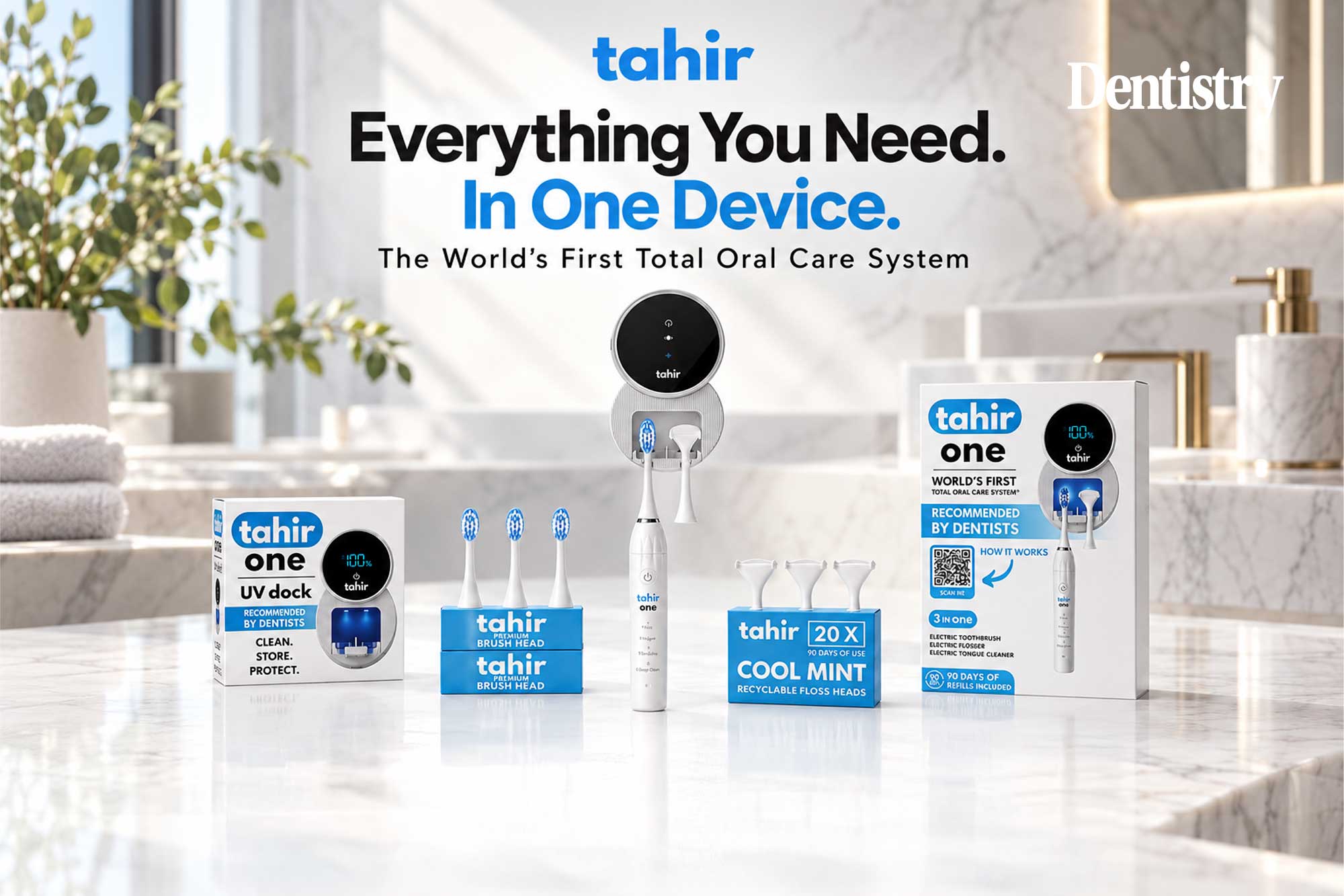 Spoilt for choice: the Tahir One total oral care system
