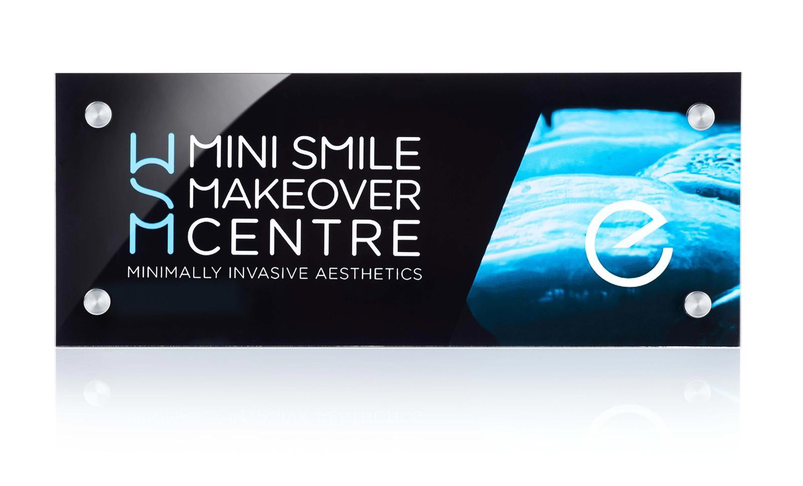 Mini Smile Makeover plaque