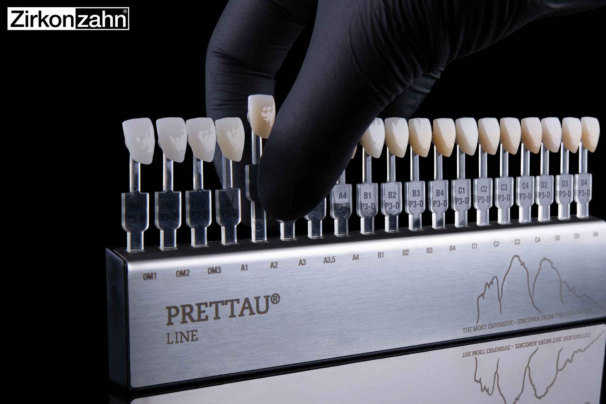 Prettau zirconia shade guides identical to final restoration - dentistry