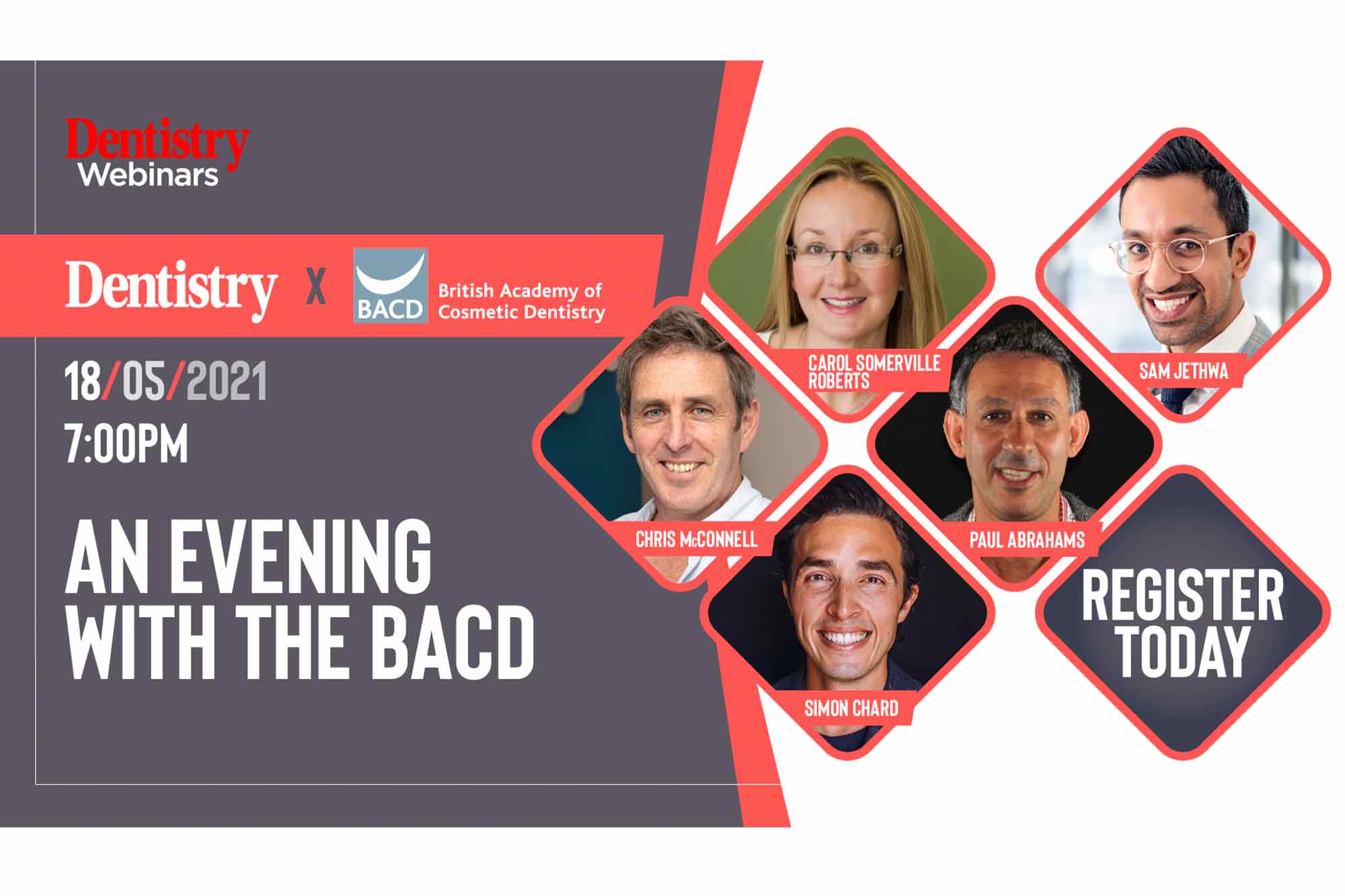 The British Academy of Cosmetic Dentistry (BACD) is pleased to deliver a series of talks from key dental experts