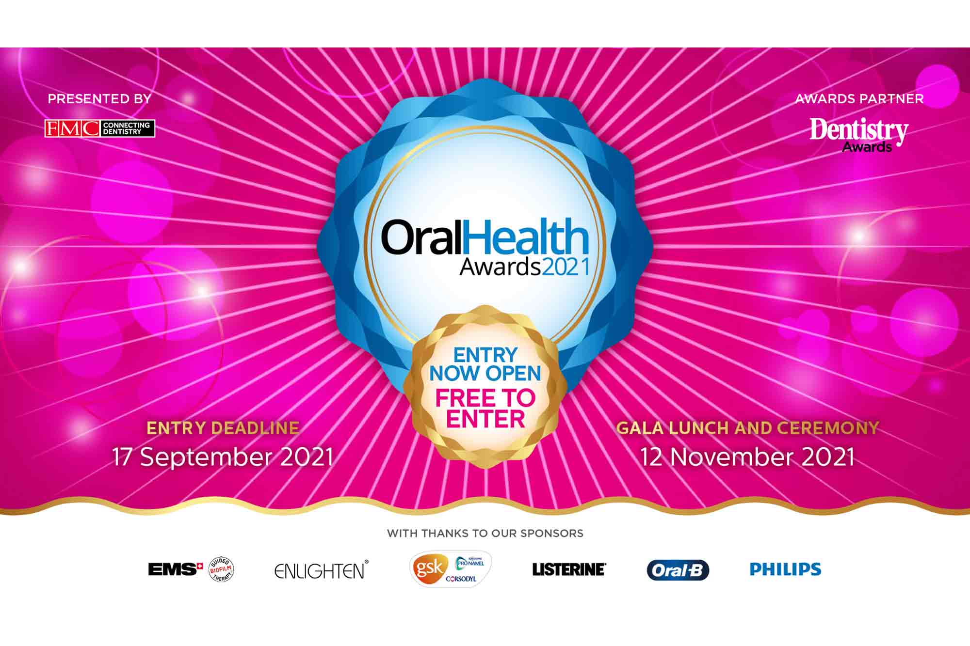 Who's ready for hugs at the Oral Health Awards?