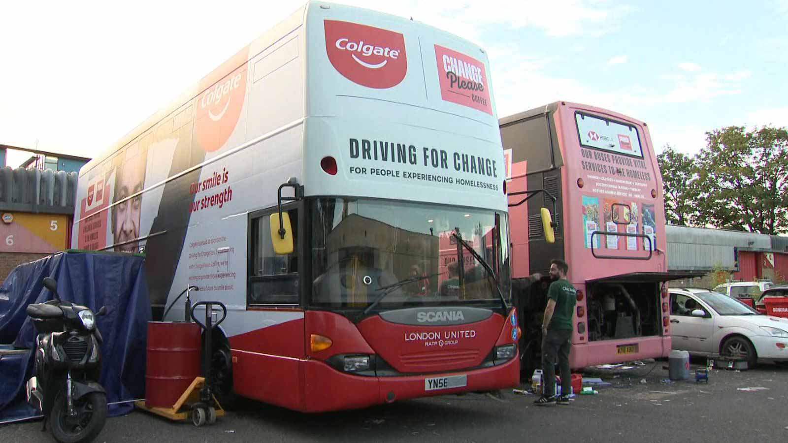 London buses renovated to provide dental care for homeless