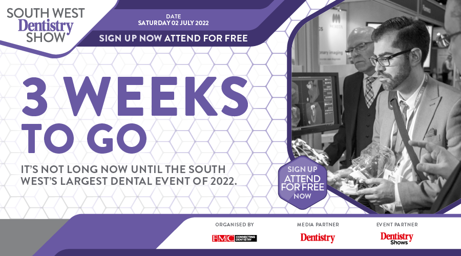 3 weeks to go south west dentistry show