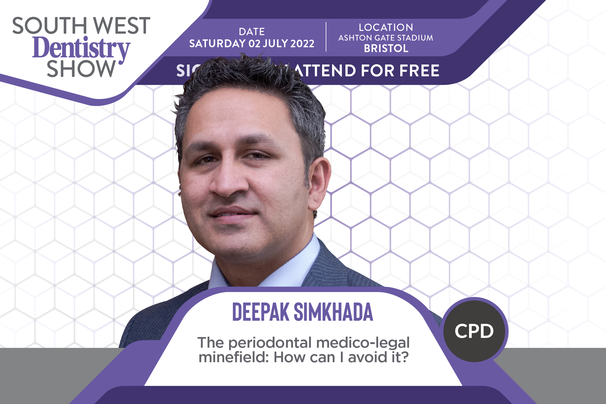 Deepak Simkhada South west dentistry show