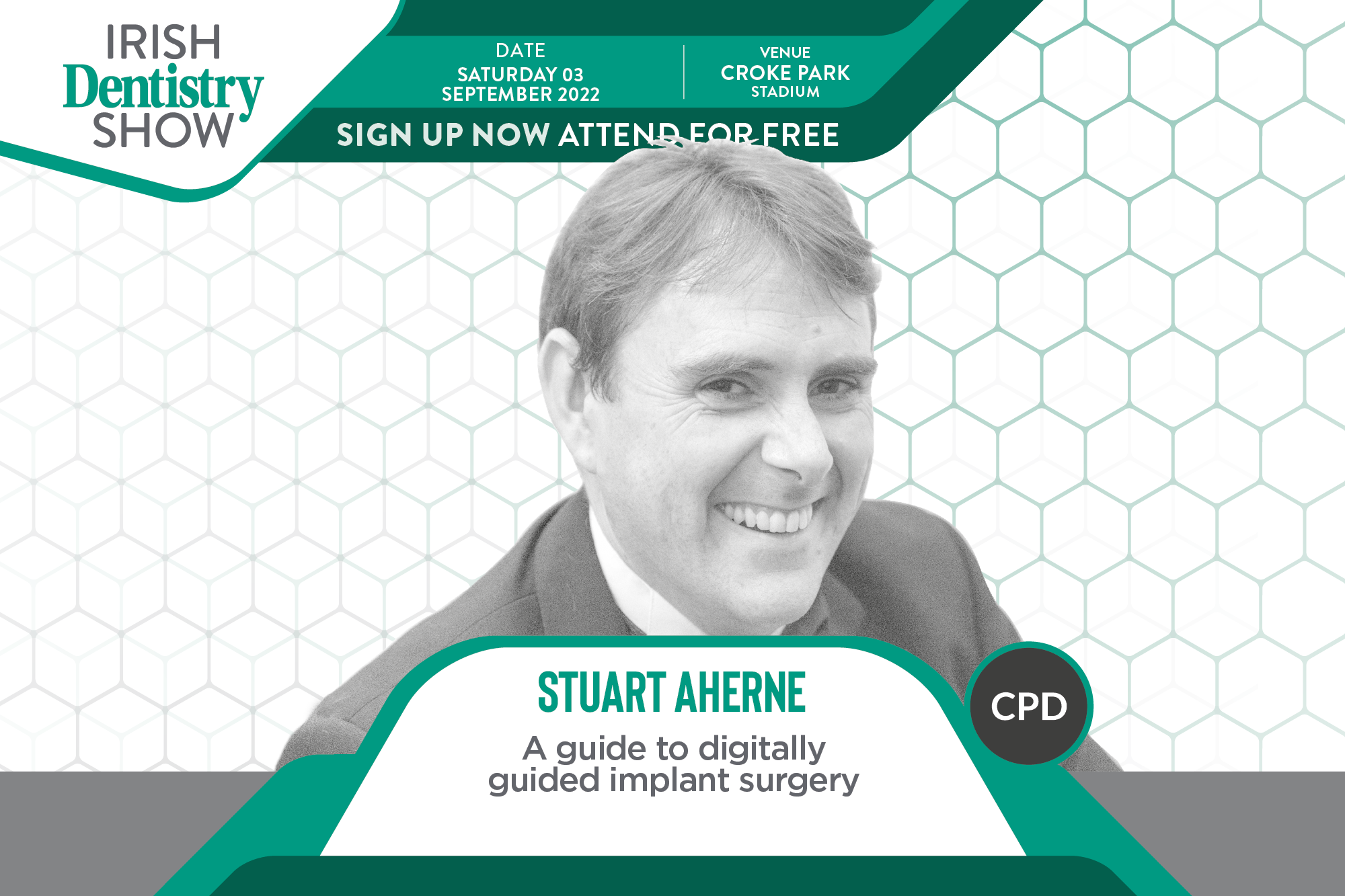 Stuart Aherne is making his way to the Irish Dentistry Show next weekend to tackle digitally guided implant surgery – sign up now!