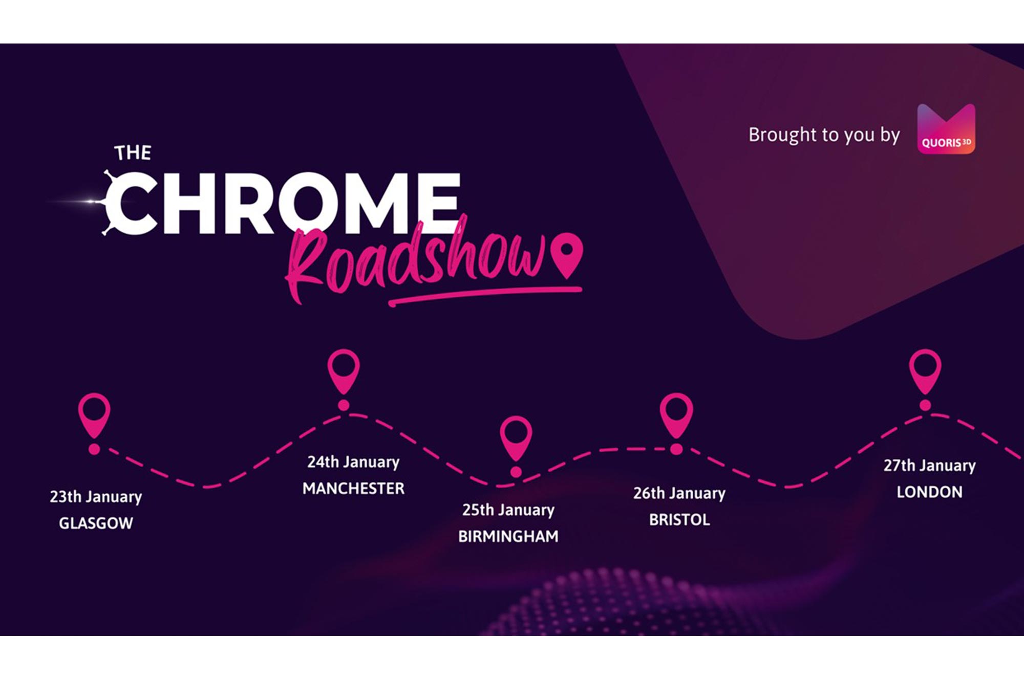 Chrome Roadshow begins its journey to a town near you!