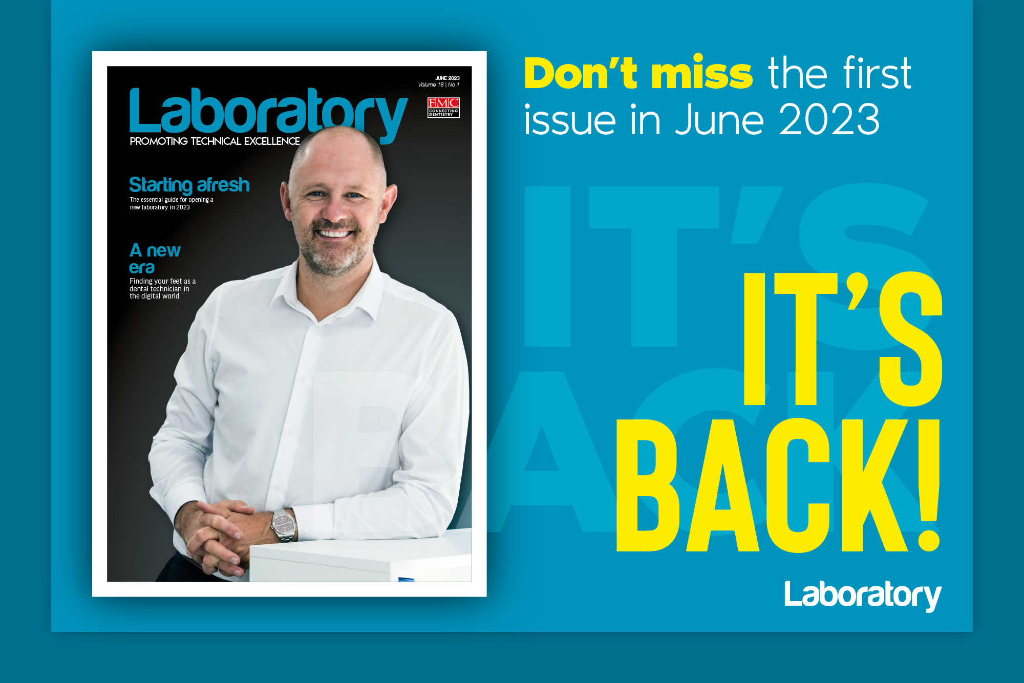 FMC is delighted to announce the relaunch of Laboratory magazine – a publication dedicated to promoting technical excellence.