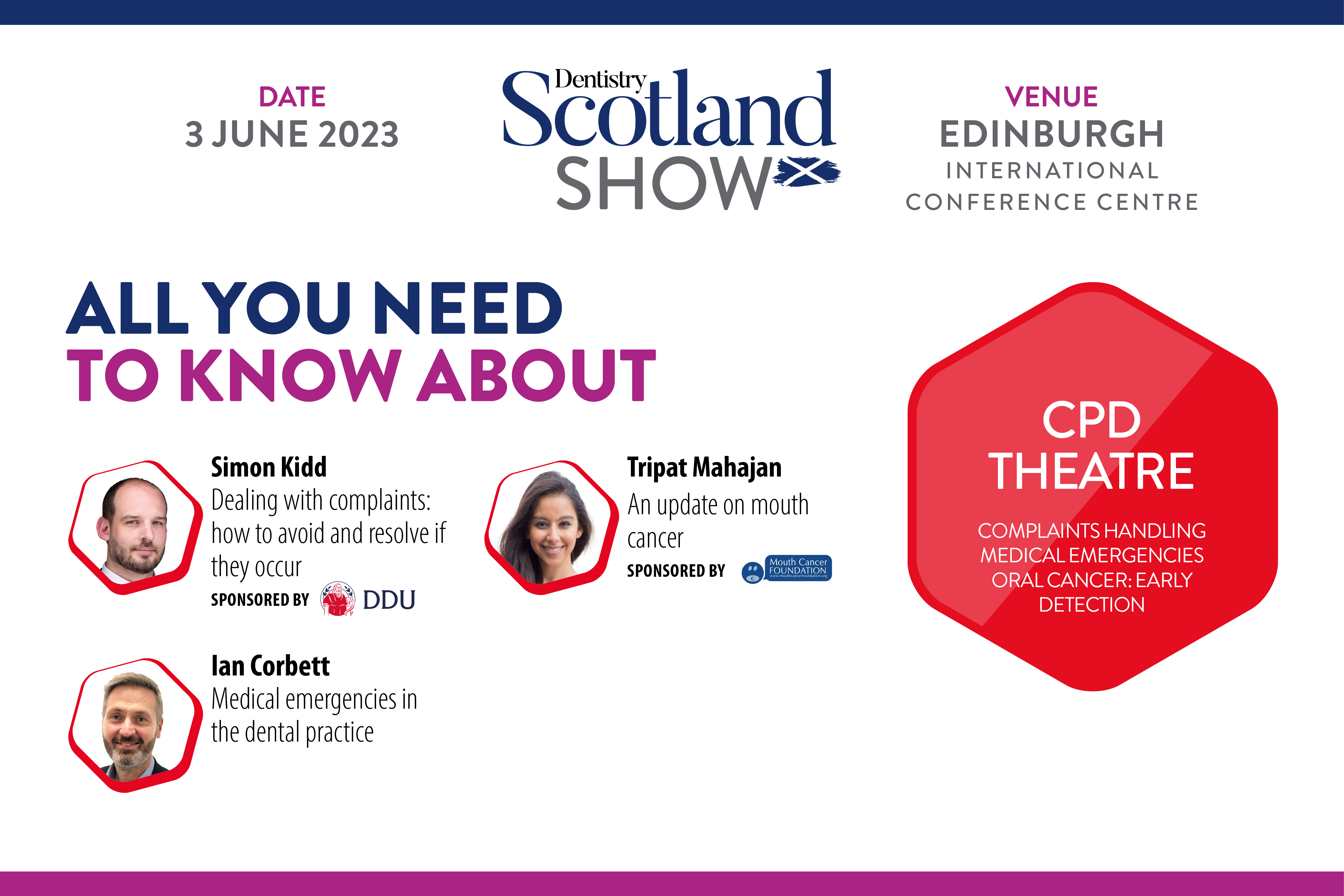 For the first time, this year's Dentistry Scotland Show will have a theatre dedicated to GDC recommended CPD topics – find out what it will have in store.
