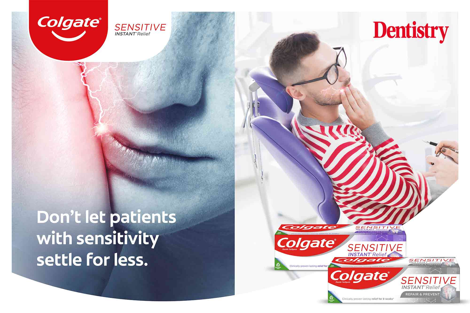 Colgate Sensitive Instant Relief offers instant and long-lasting relief