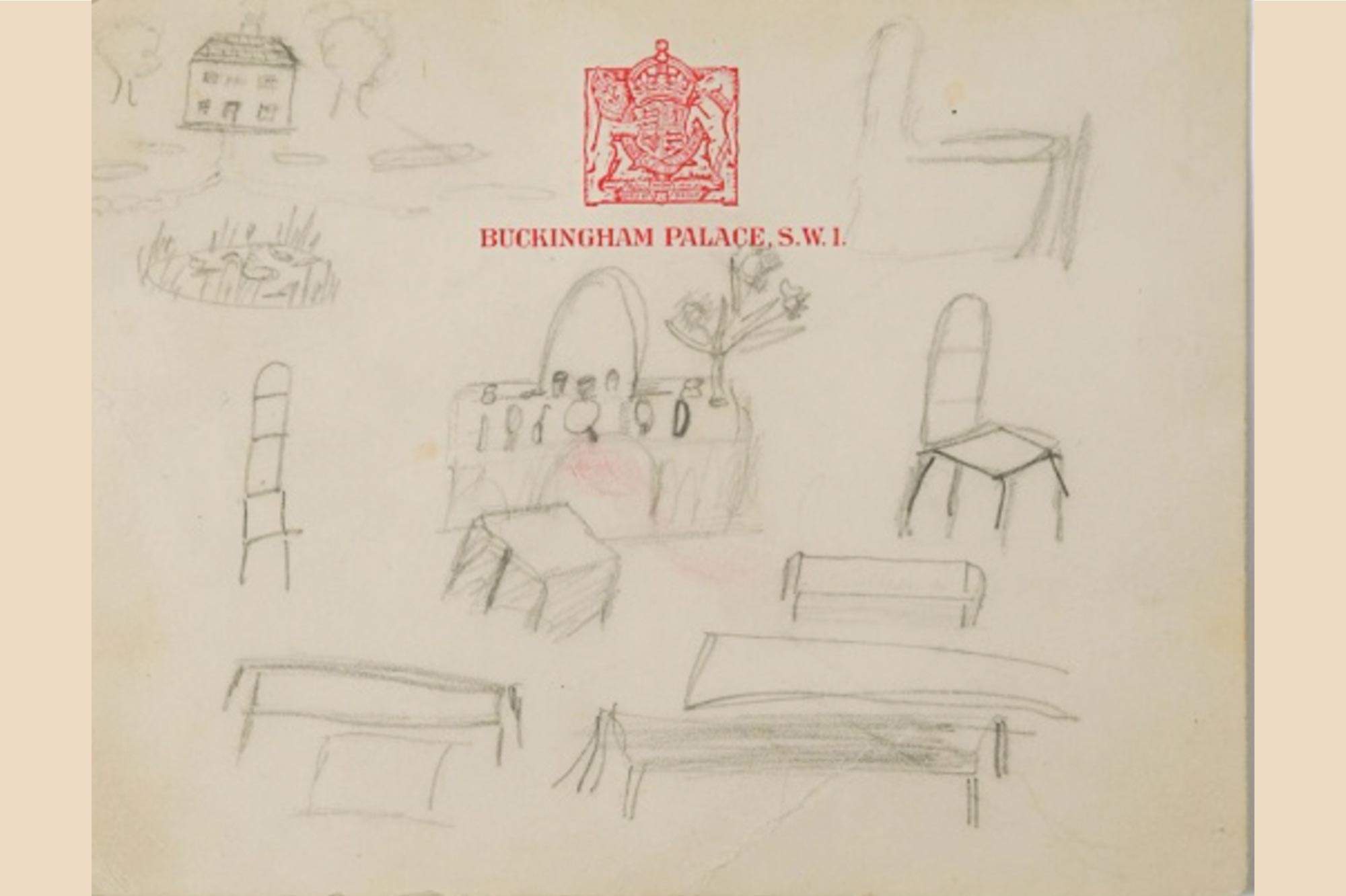 Dentist to auction sketches by young Queen Elizabeth II