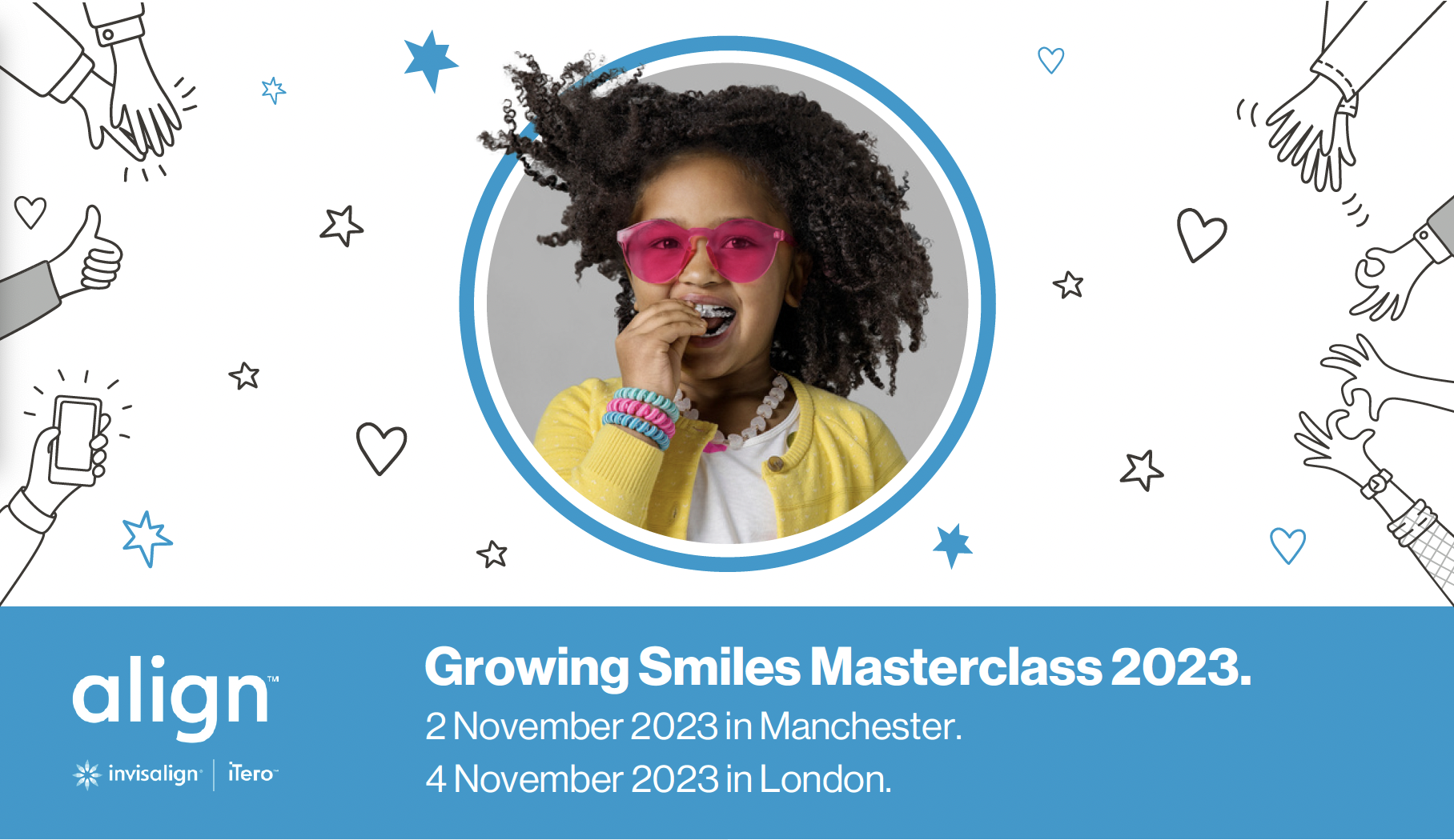 Learn more about how to optimise Invisalign treatment for children and teen patients at Align's Growing Smiles Masterclass 2023.